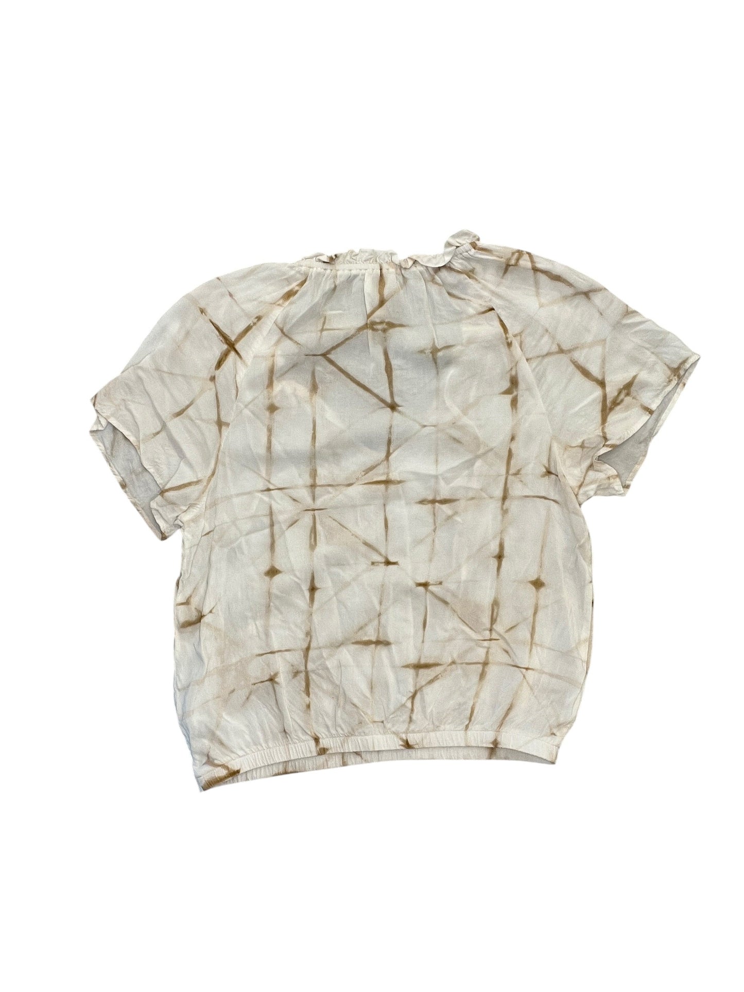 Blouse Ss By Cloth & Stone In Cream, Size:Xs