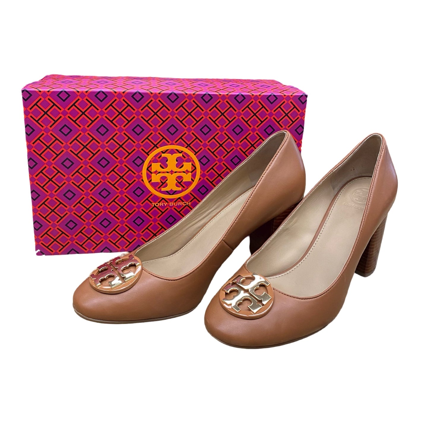 Shoes Designer By Tory Burch In Brown, Size:8