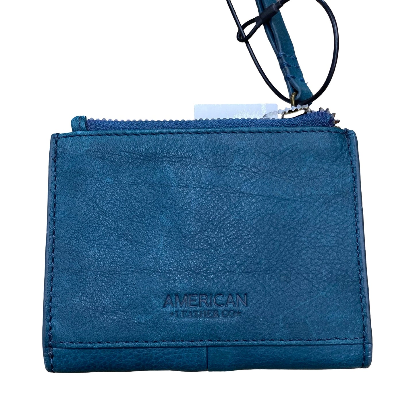 Wallet Leather By American Leather In Teal, Size:Small
