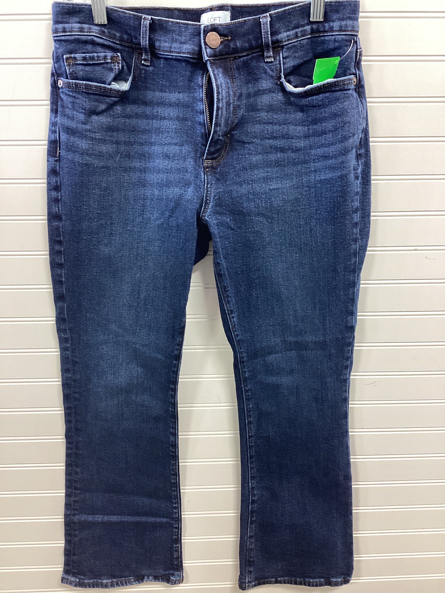 Jeans Straight By Loft In Blue Denim, Size:6