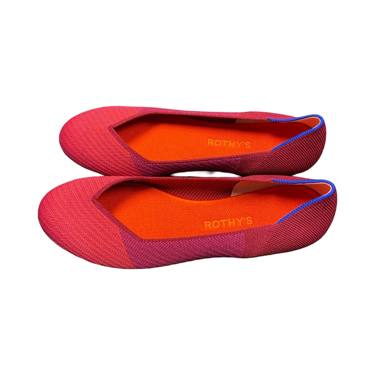 Shoes Designer By Rothys In Orange & Pink, Size:10.5
