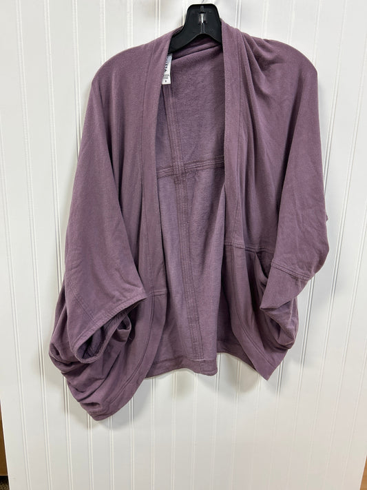 Sweater Cardigan By Athleta In Purple, Size:S