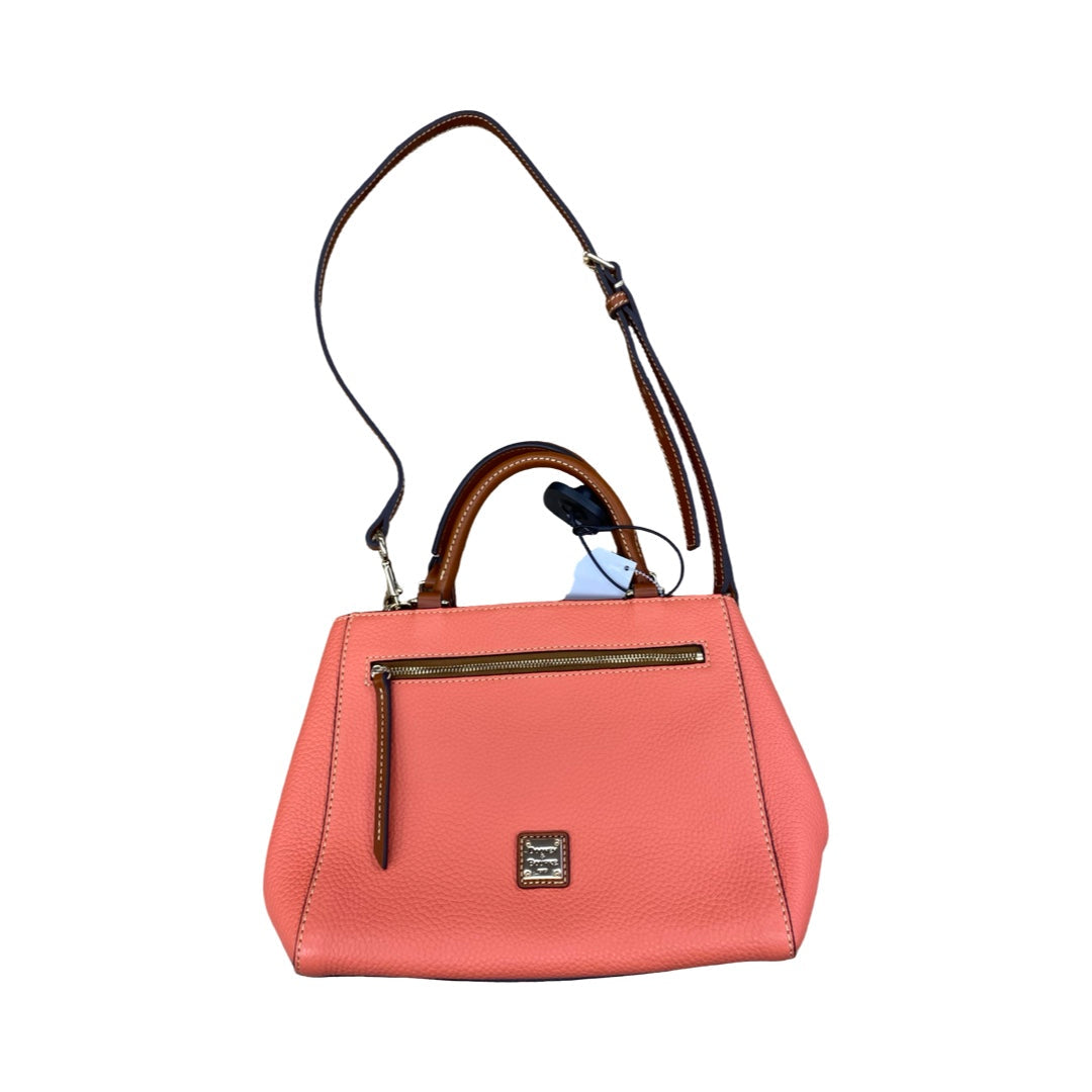 Handbag Designer By Dooney And Bourke In Coral, Size:Small