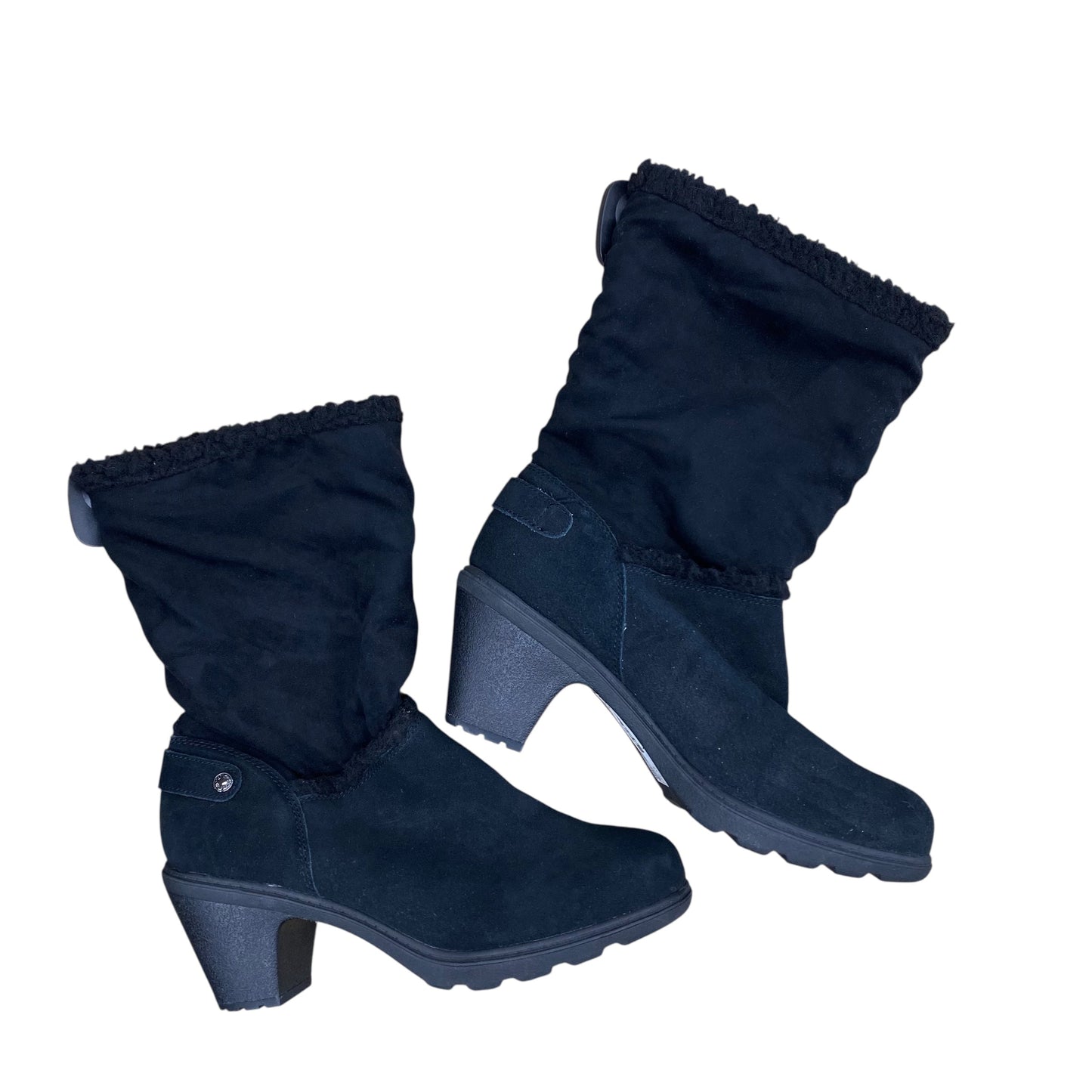 Boots Ankle Heels By Anne Klein In Black, Size:10