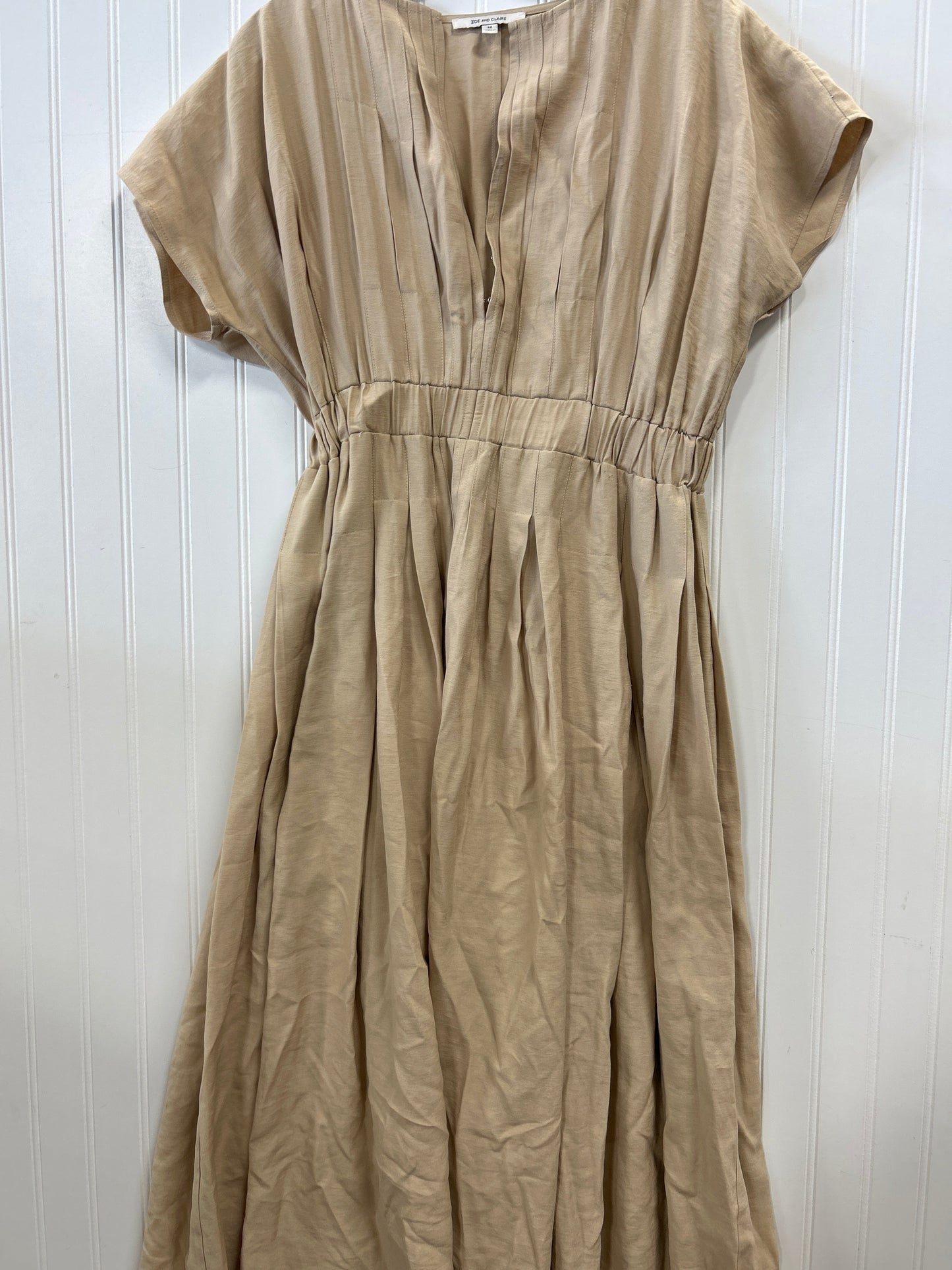 Dress Casual Maxi By Cma In Tan, Size:M