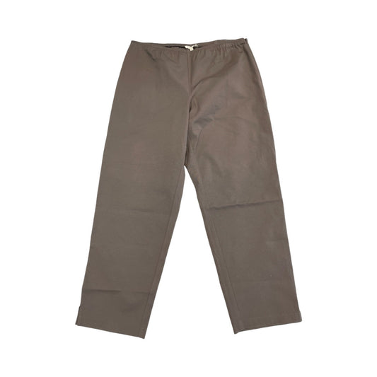 Pants Designer By Eileen Fisher In Brown, Size:L
