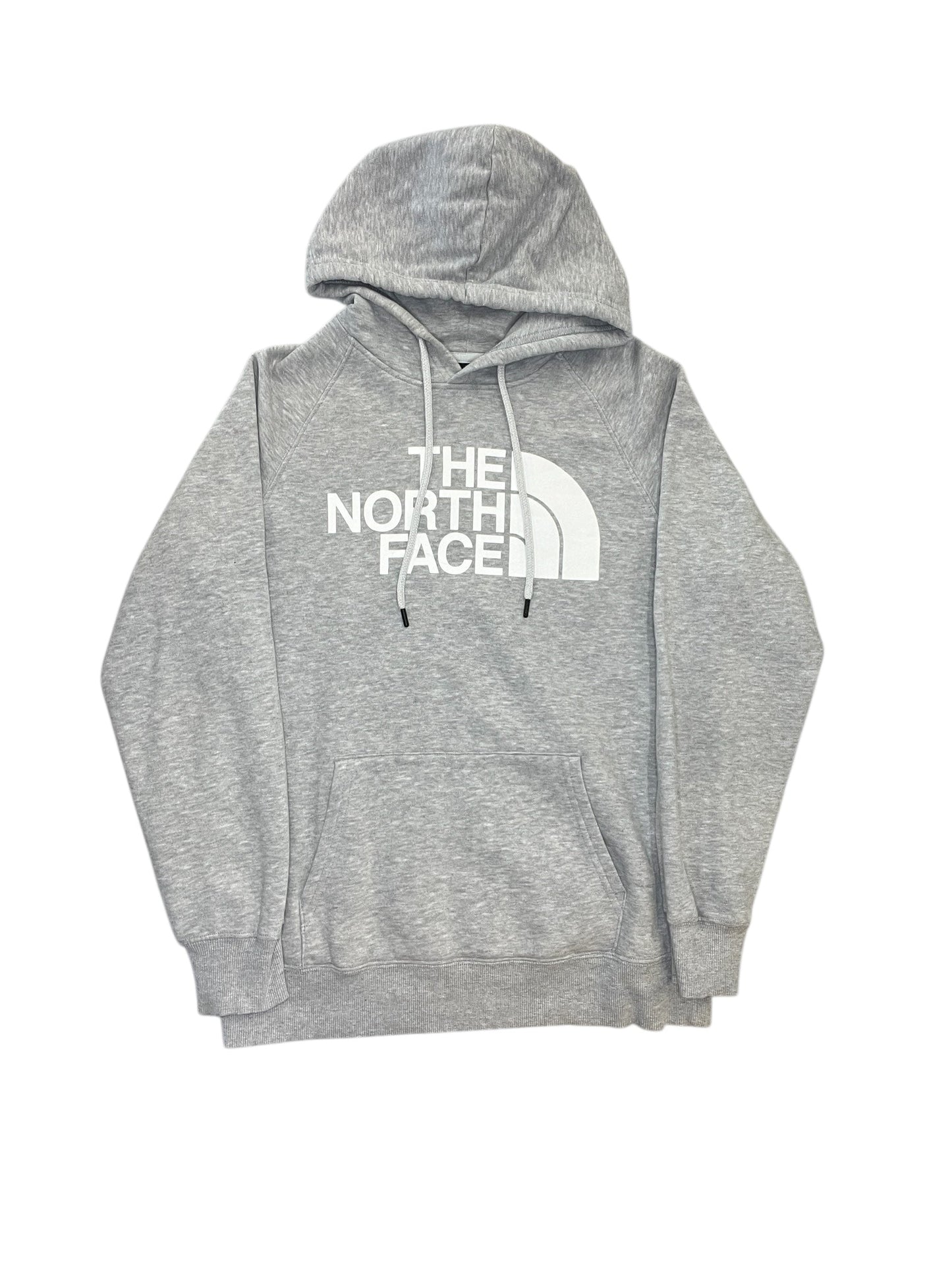 Athletic Sweatshirt Hoodie By The North Face In Grey, Size:M