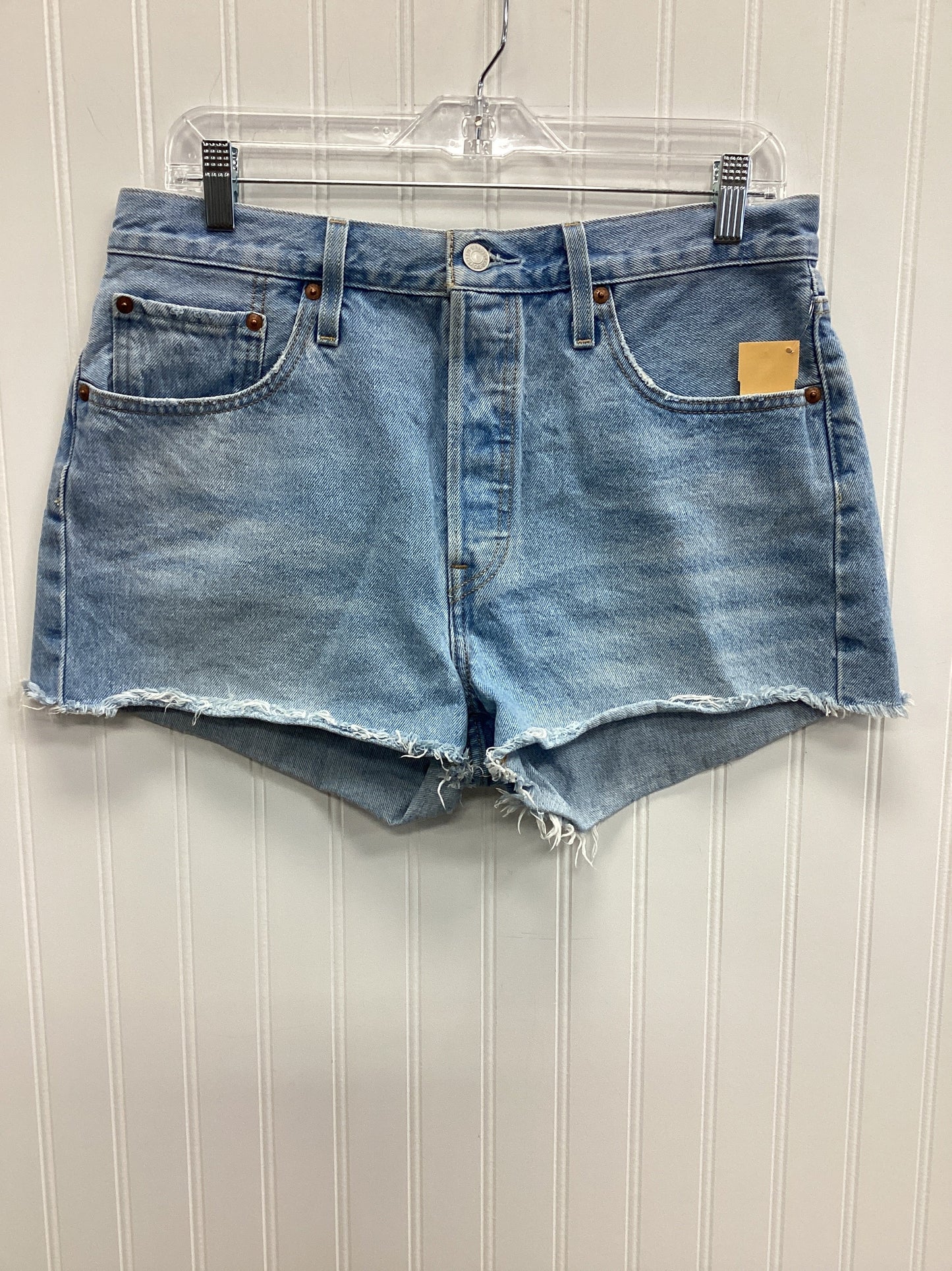 Shorts By Levis In Blue Denim, Size:10