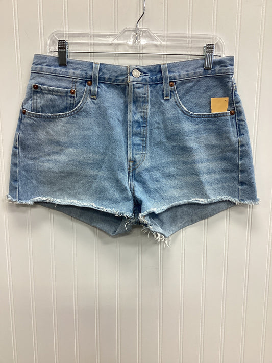 Shorts By Levis In Blue Denim, Size:10