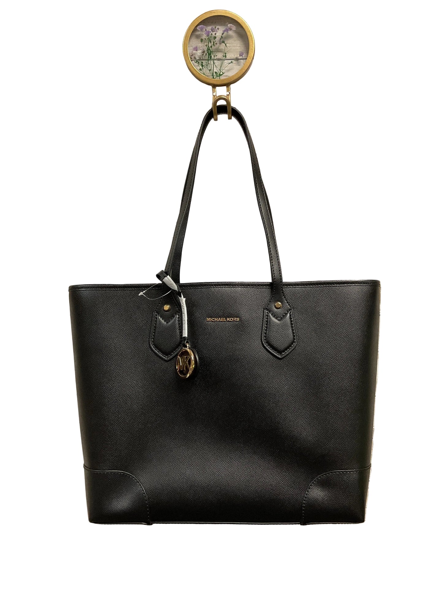 Tote Designer By Michael Kors In Black, Size:Large