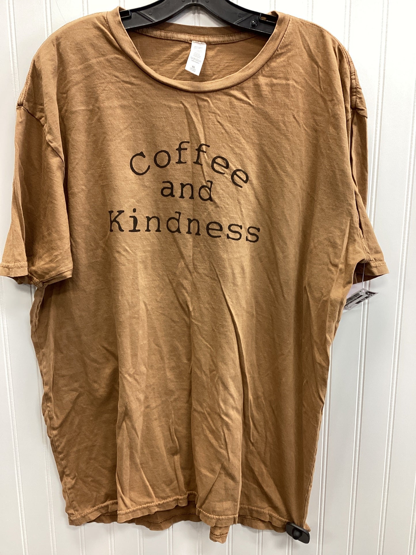 Top Ss By Clothes Mentor In Brown, Size:Xl