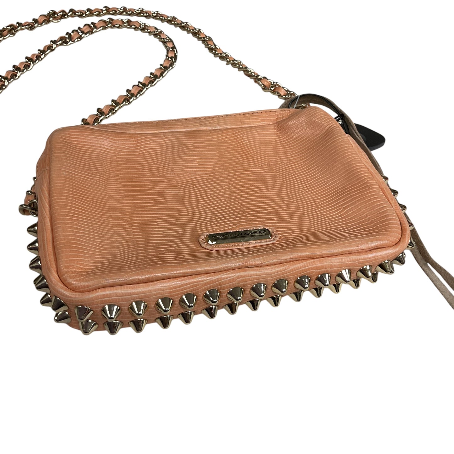 Crossbody Designer By Rebecca Minkoff In Orange, Size:Small