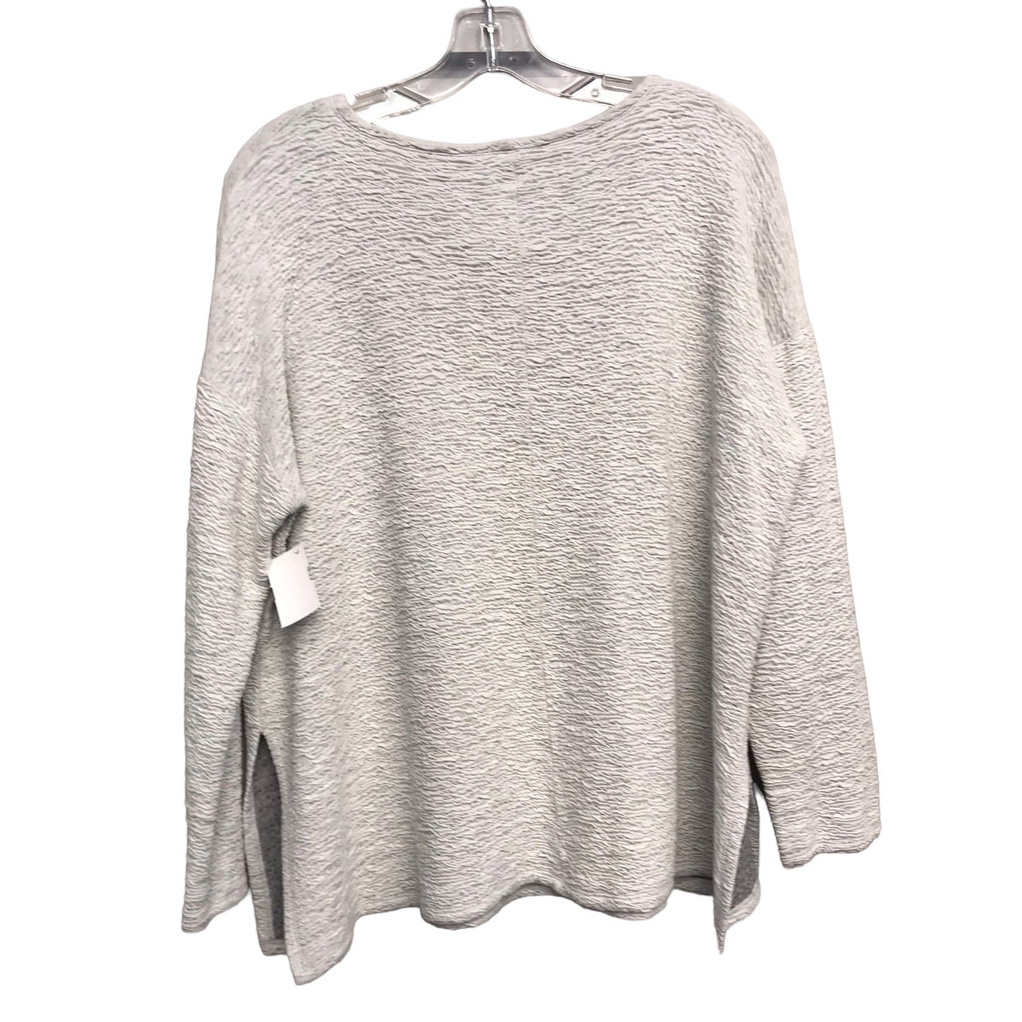 GREY TOP LS by EILEEN FISHER Size:M