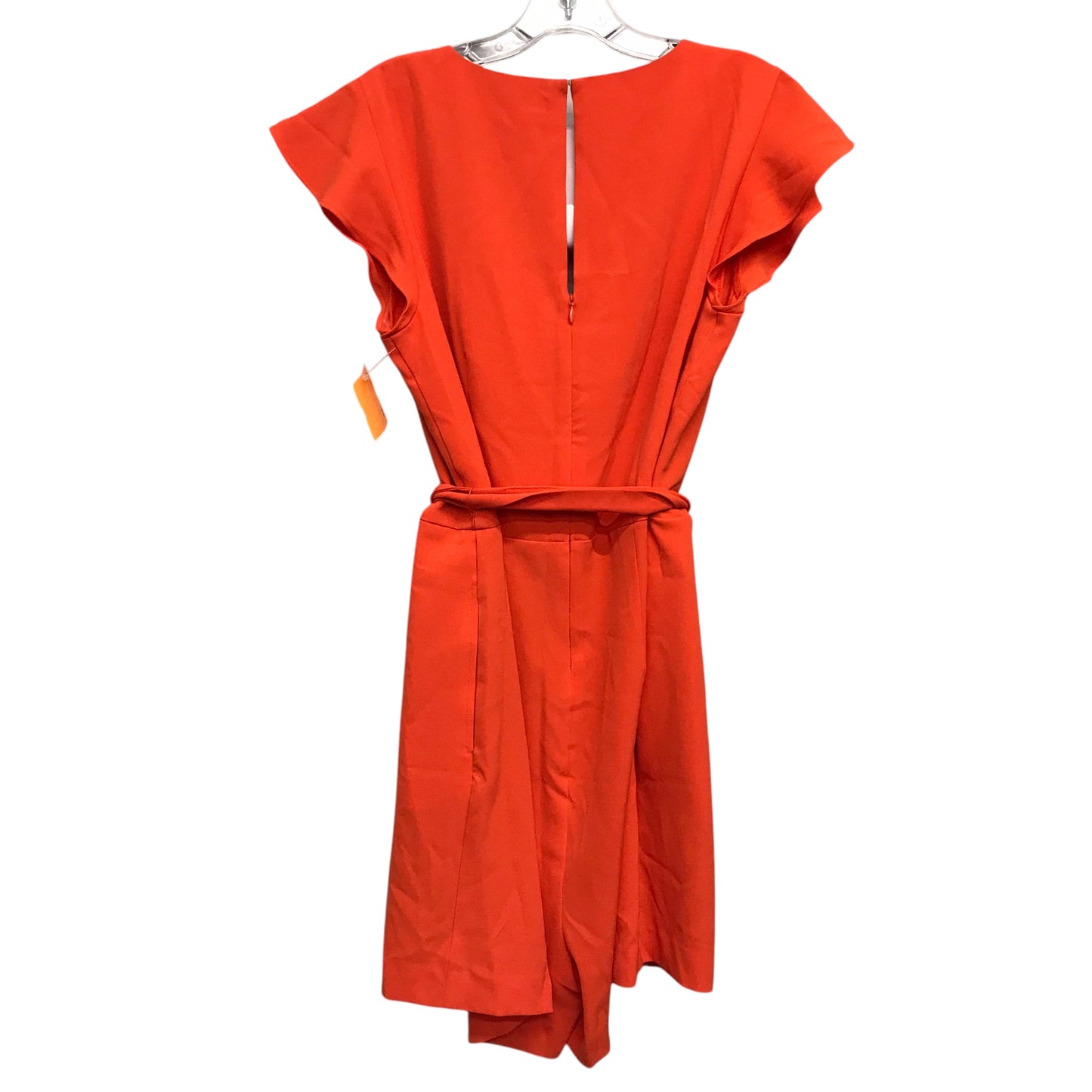 Romper Casual Short By Ann Taylor In Orange, Size:M