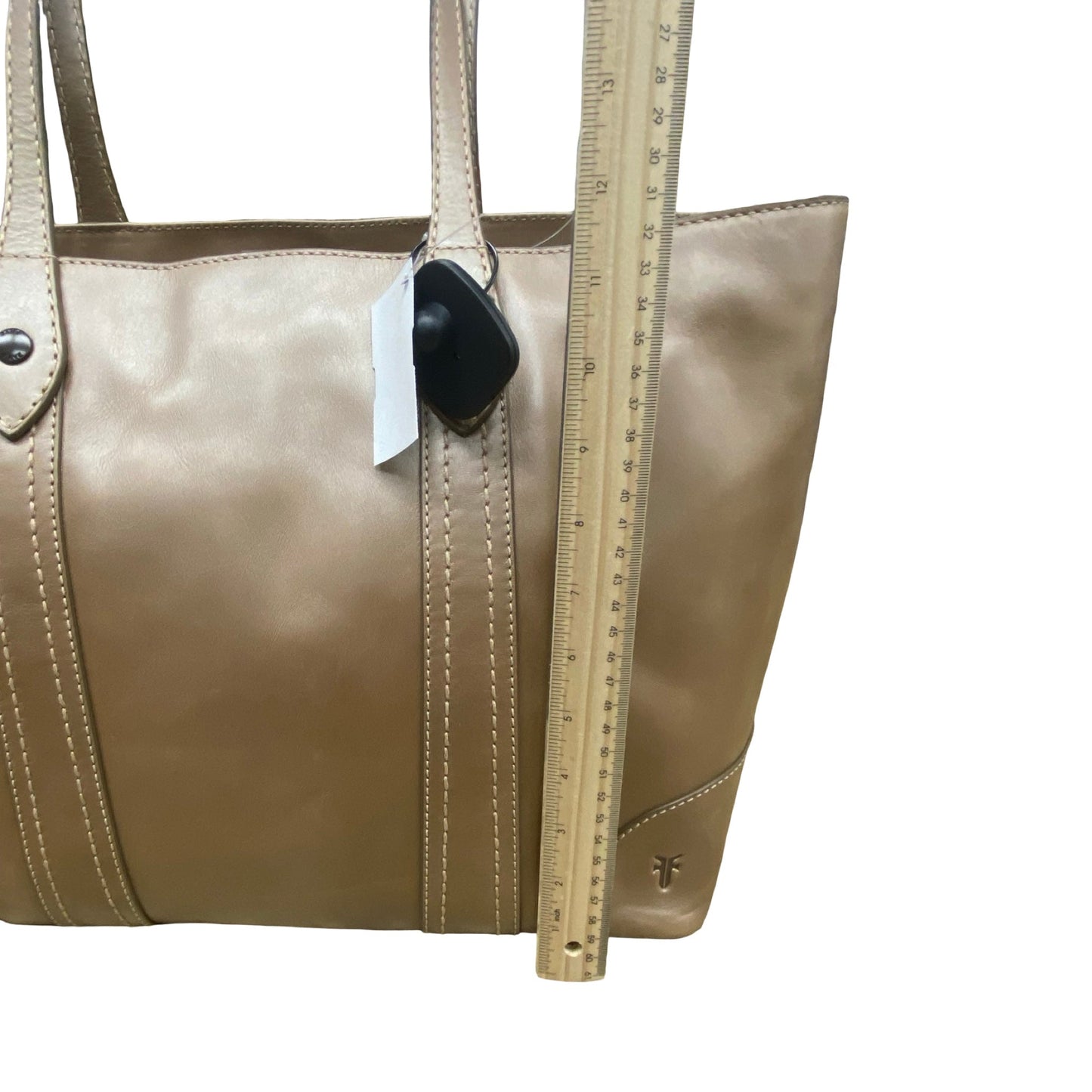 Handbag Designer By Frye In Bronze, Size:Large