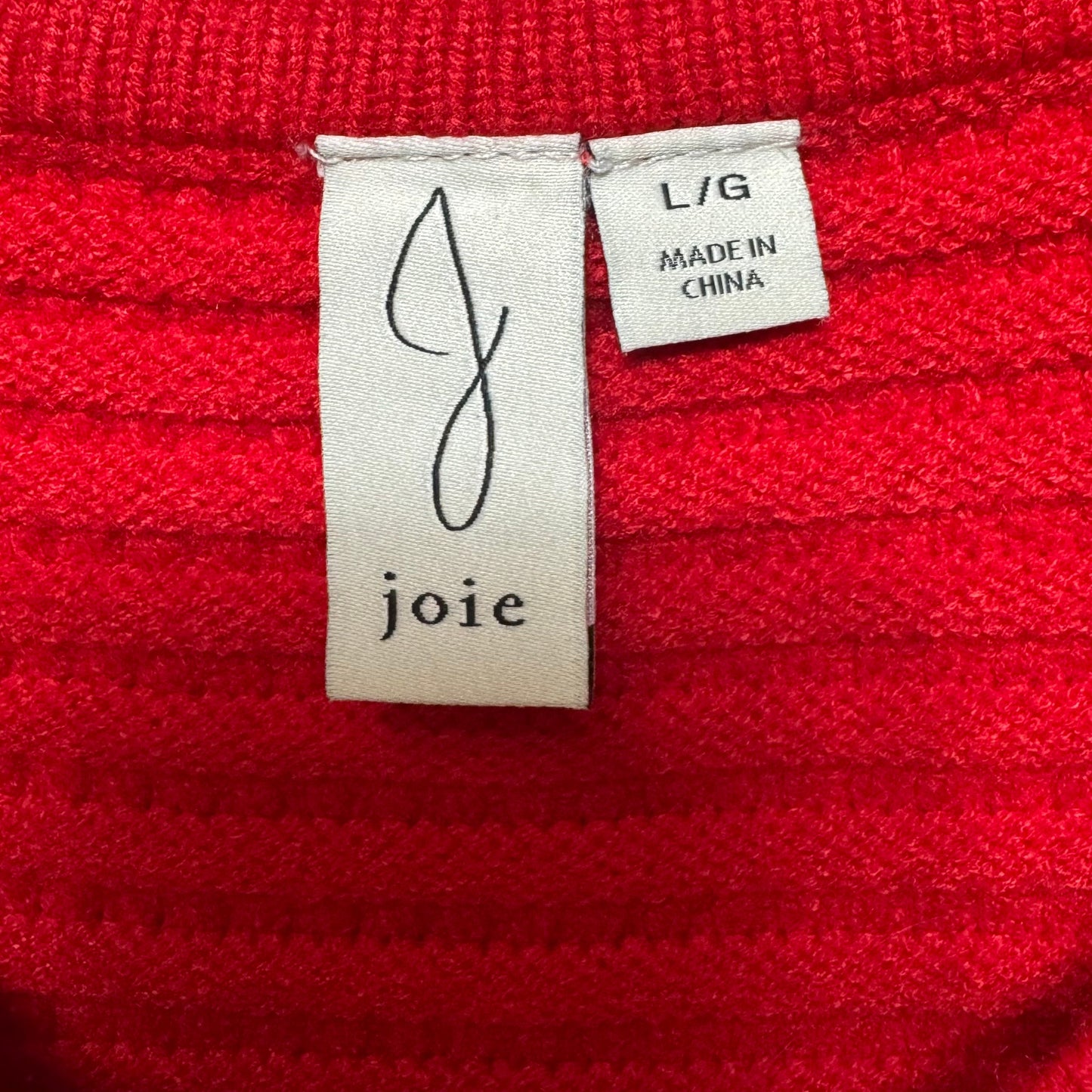 Vest Sweater By Joie In Red, Size: L