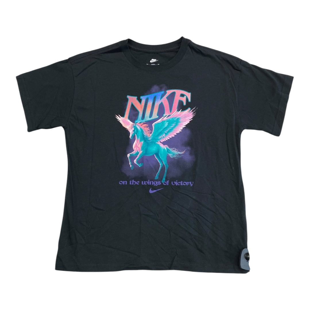 Athletic Top Ss By Nike In Multi, Size:L