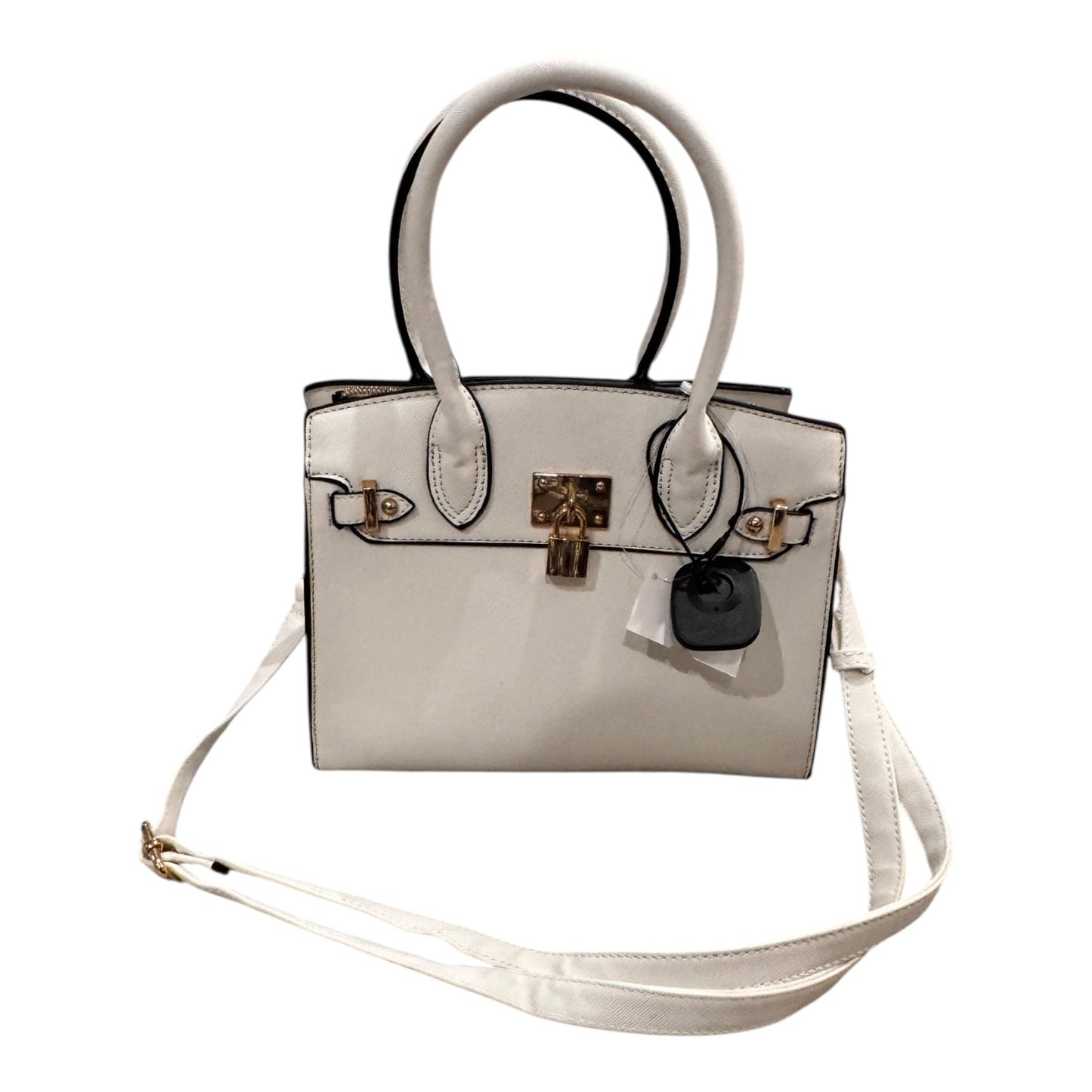 Handbag By Justfab In White, Size:Medium