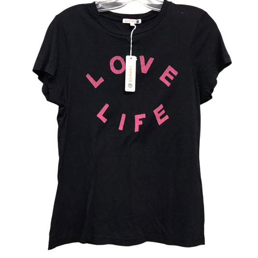 Top Ss By Sundry In Black & Pink, Size:Xs