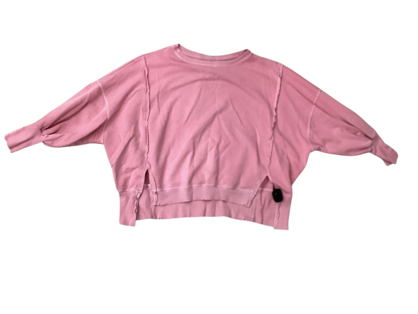Athletic Sweatshirt Crewneck By We The Free In Pink, Size:S