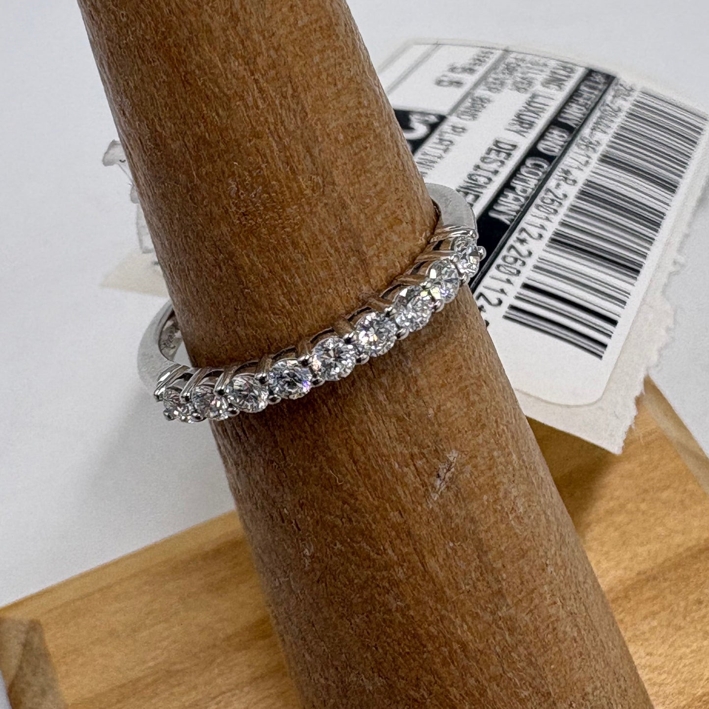 Tiffany & Company Forever Diamond Luxury Ring in Platinum, Size: 5.5