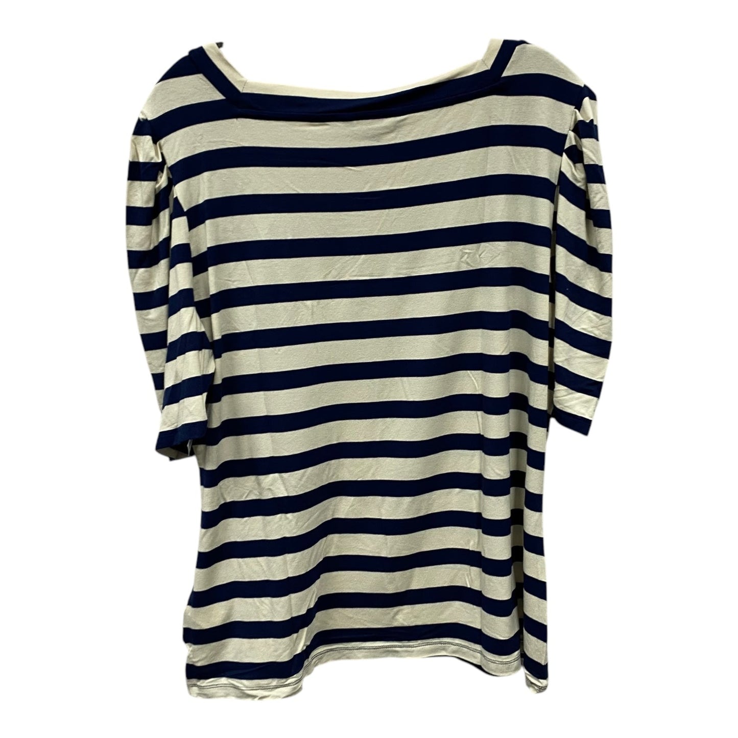 Top Ss By Lauren By Ralph Lauren In Blue & White, Size:Xl