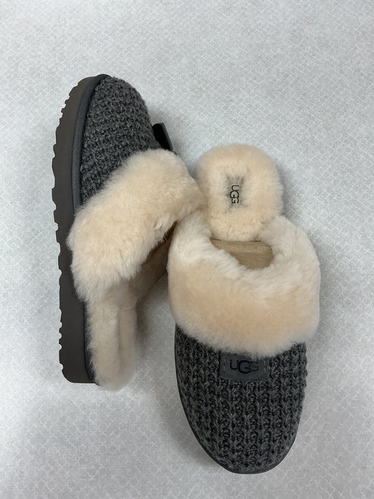 Slippers Designer By Ugg In Grey, Size:12