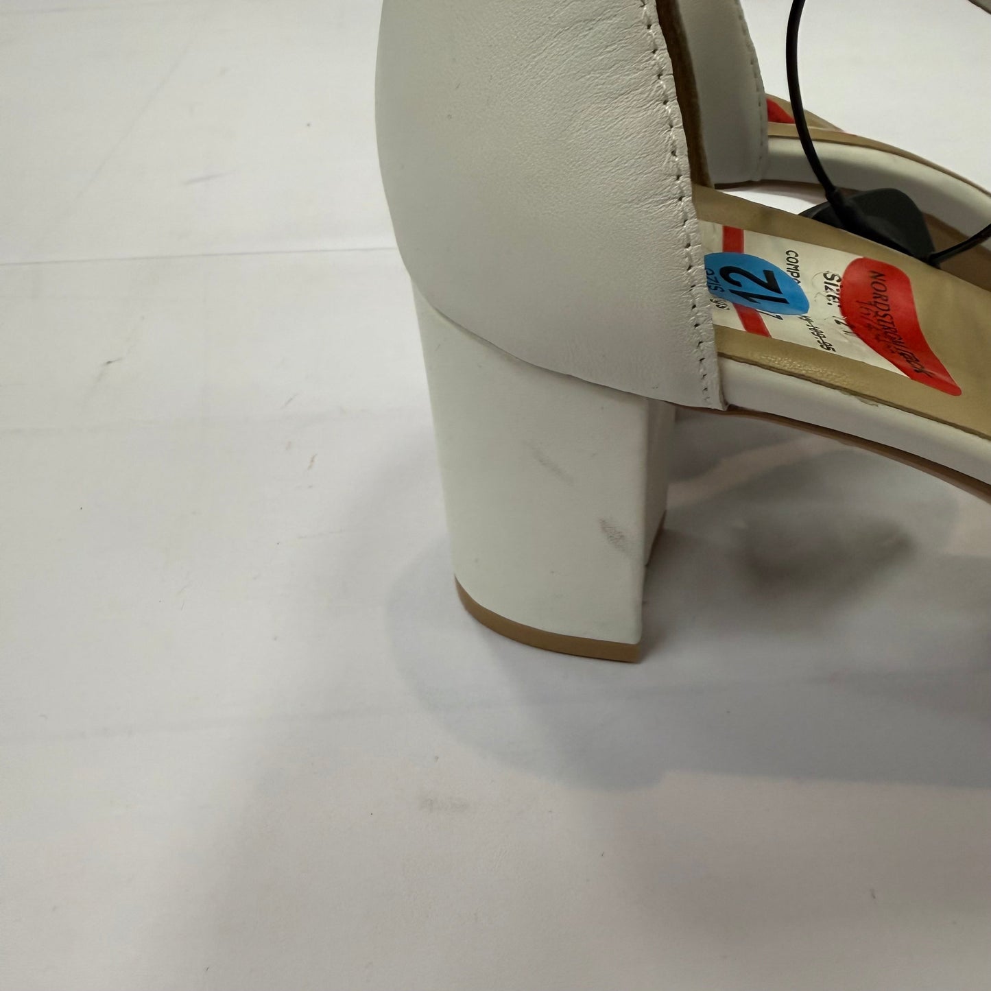 Sandals Heels Block By Naturalizer In White, Size: 12