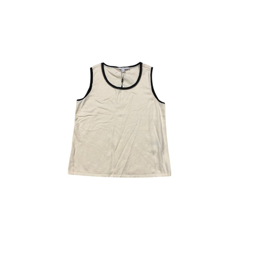 Top Sleeveless By Chicos In Cream, Size:M