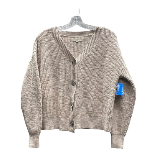 Sweater Cardigan By Loft In Beige, Size:M