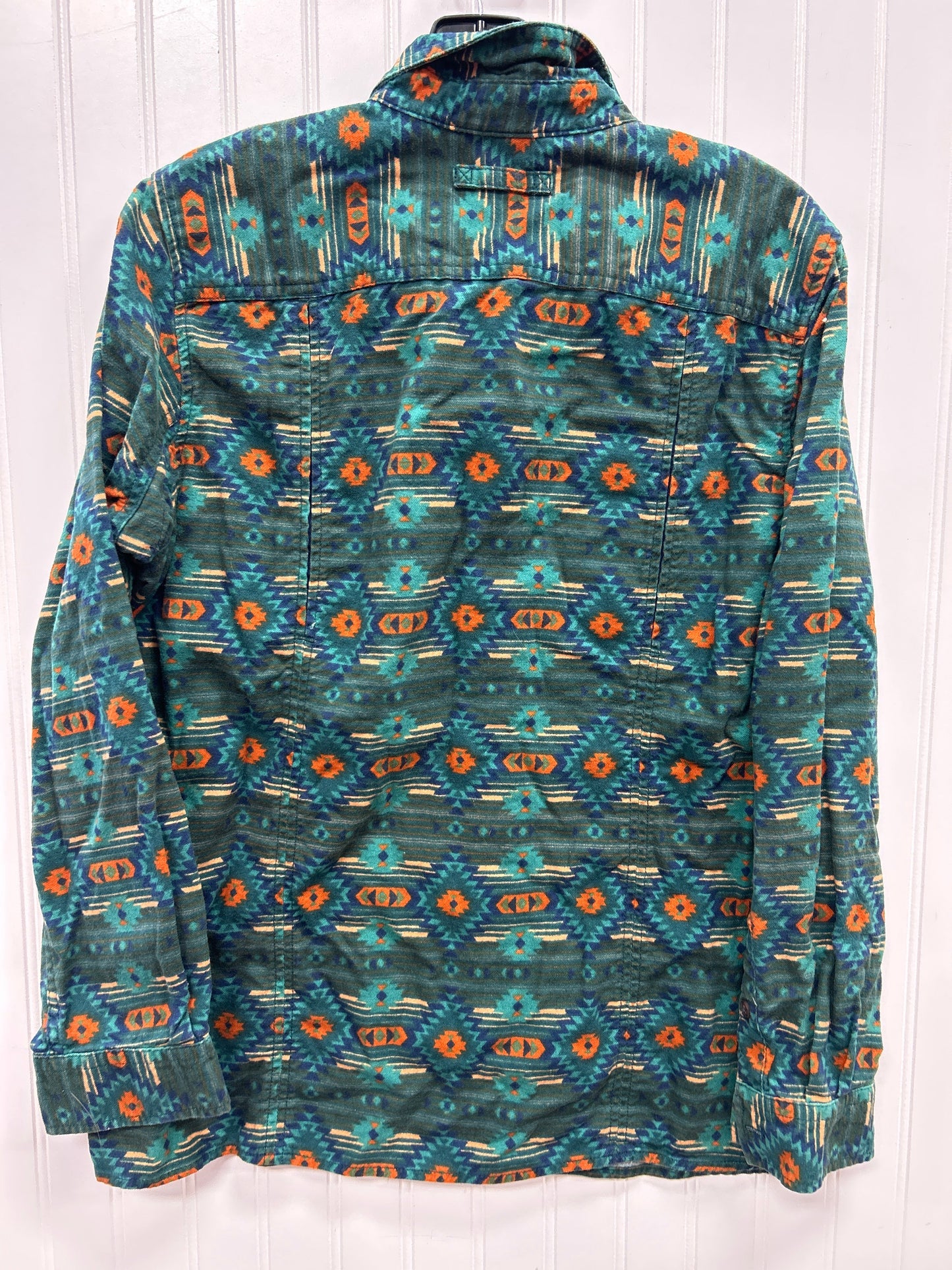 Blouse Ls By Duluth Trading In Green, Size:L