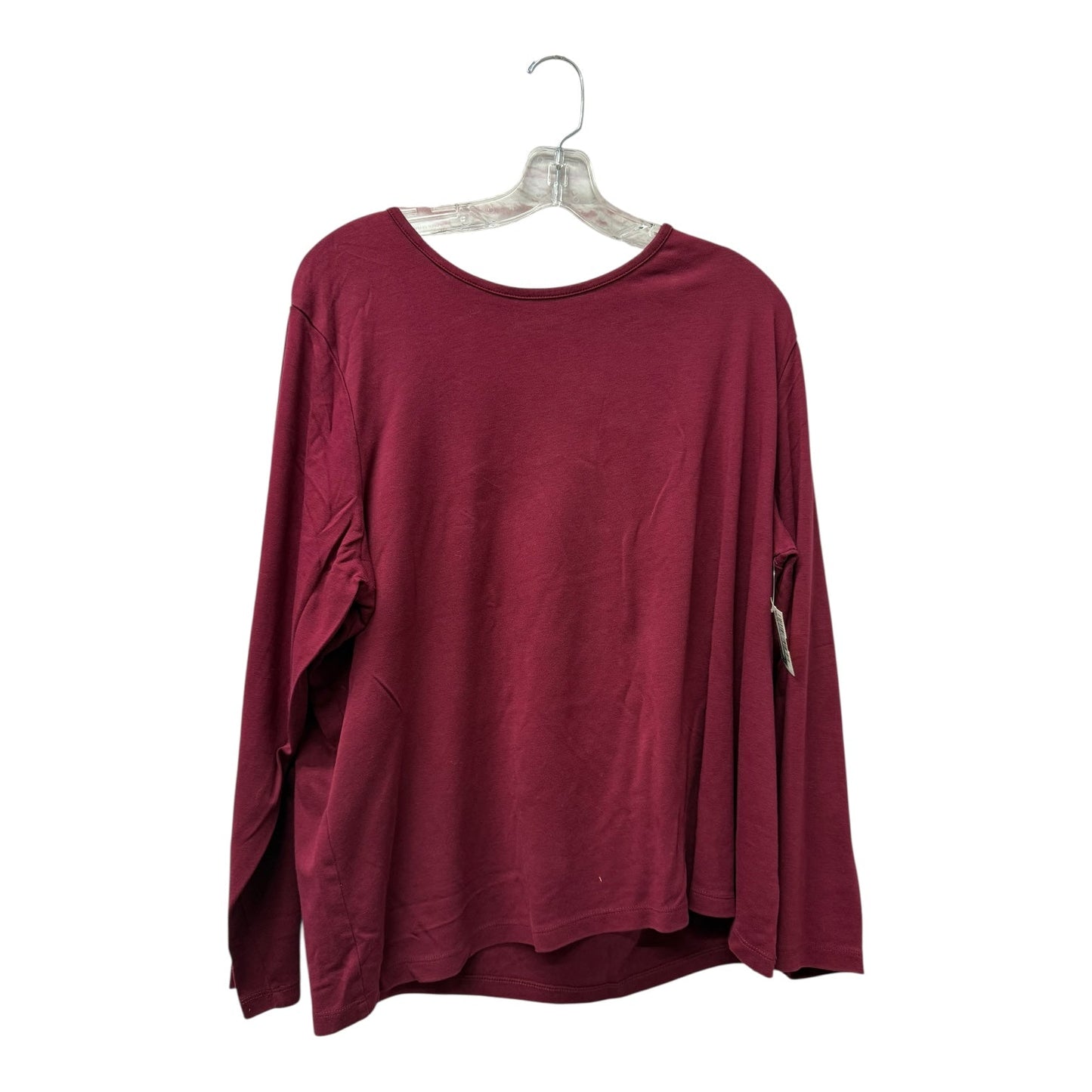 Top Ls By Croft And Barrow In Purple, Size:3X