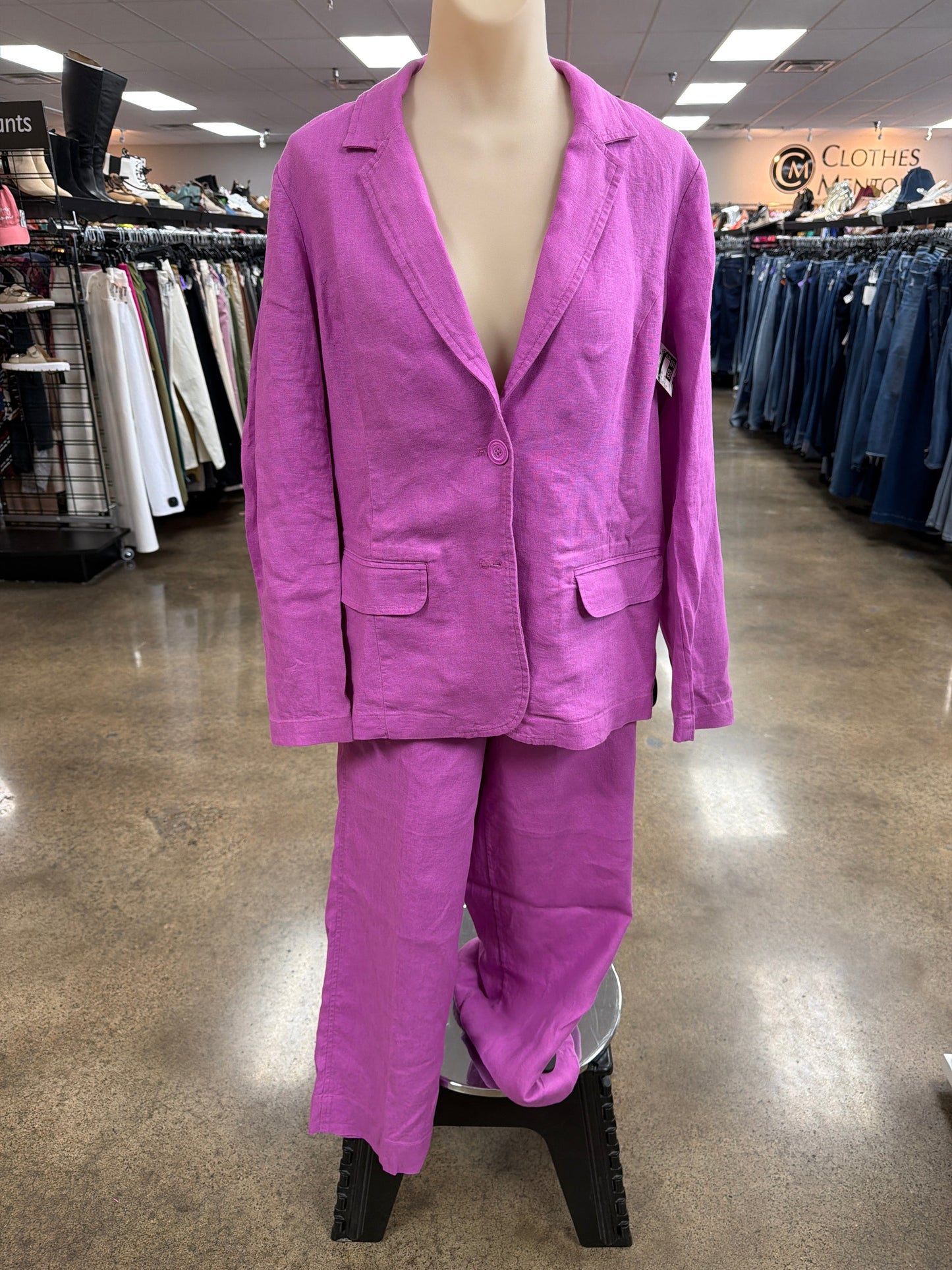 Pants Set 2Pc By J. Jill In Purple, Size:S
