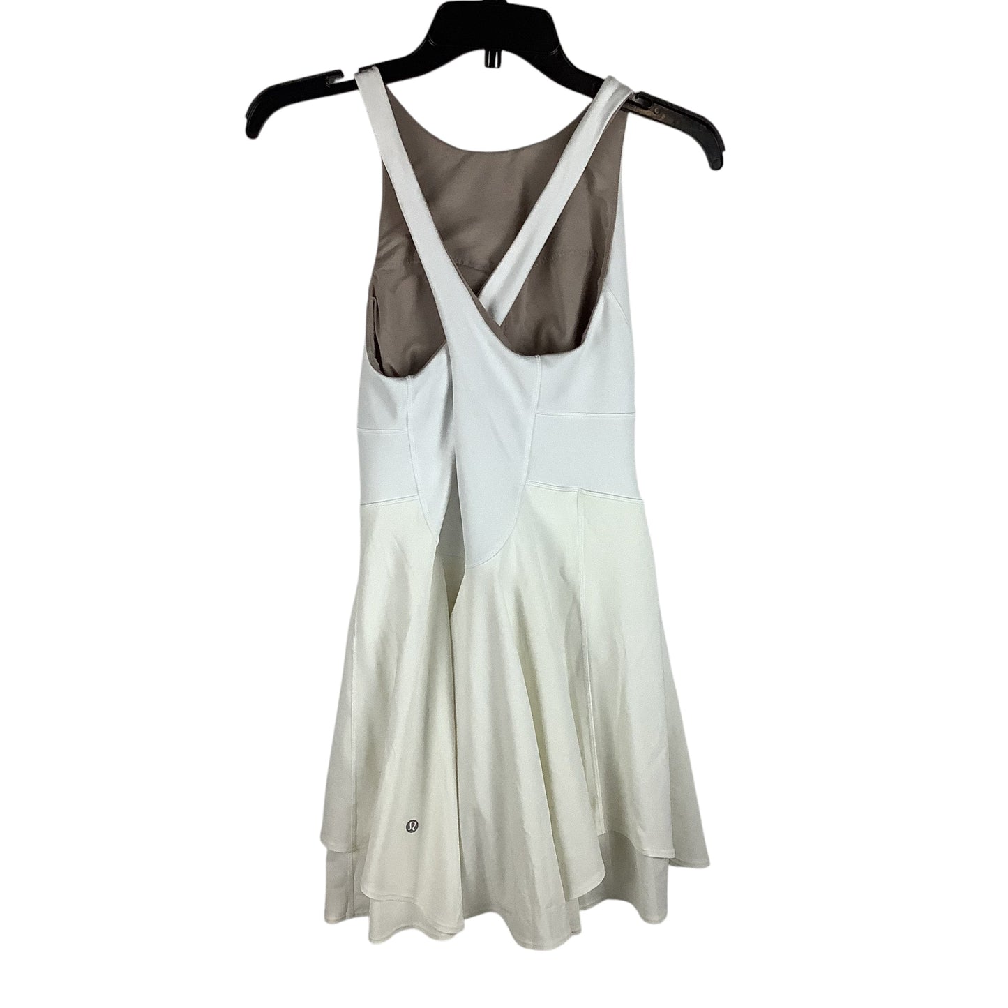 Athletic Dress By Lululemon In White, Size: 6