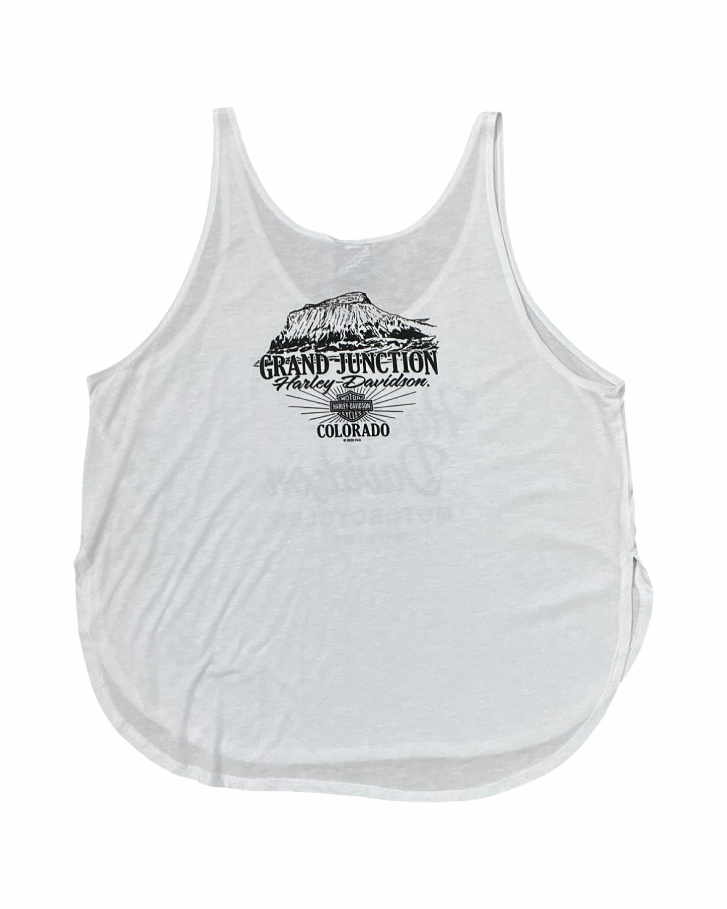 Top Sleeveless By Harley Davidson In White, Size:Xl