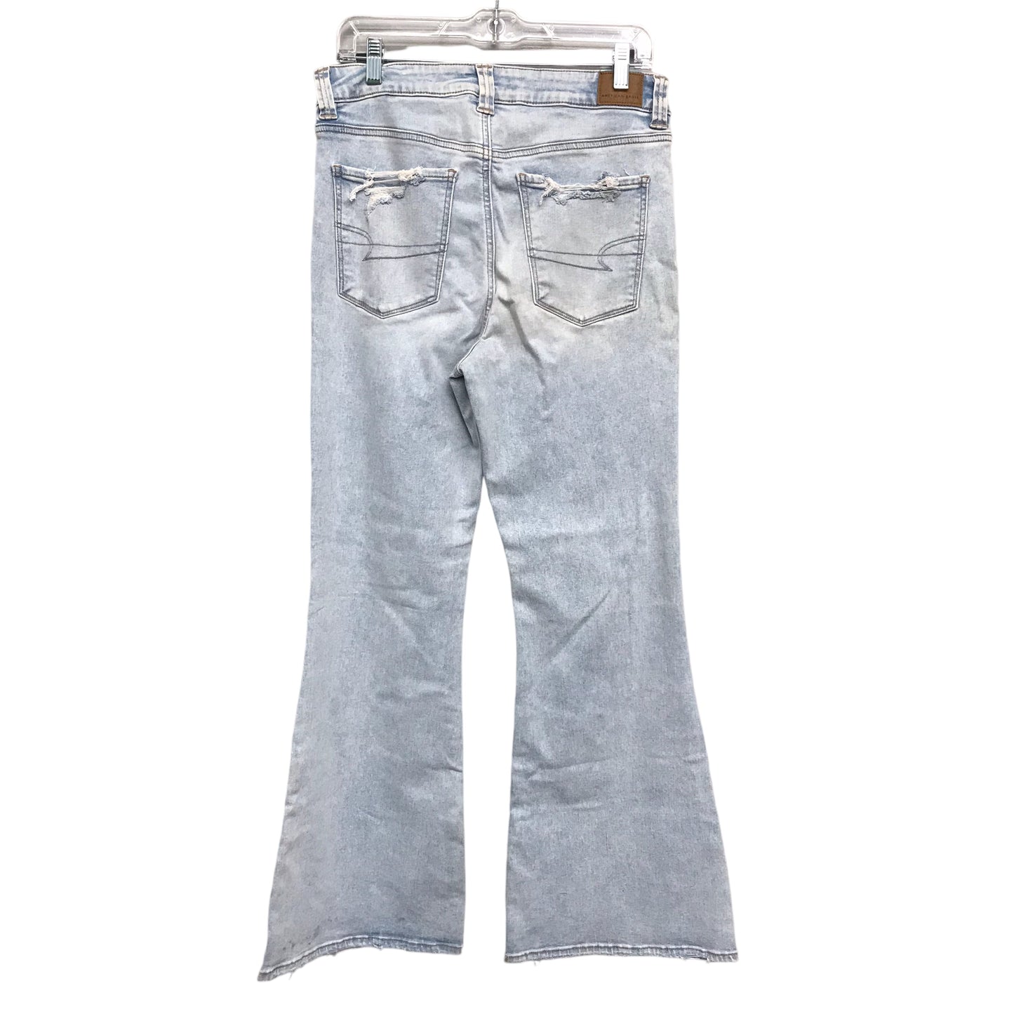 Jeans Flared By American Eagle In Blue Denim, Size:12