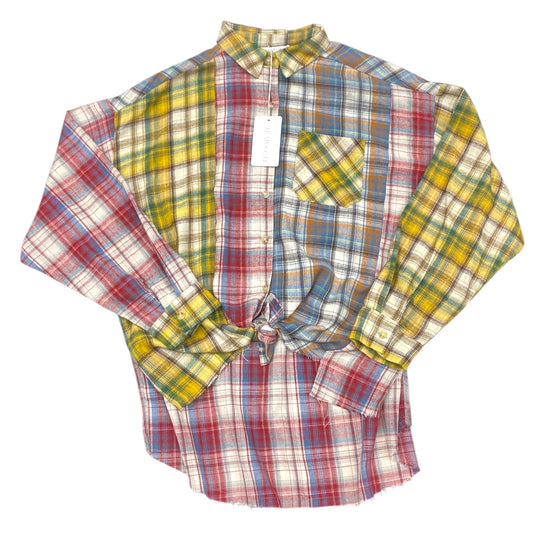 Top Ls By Cmc In Plaid Pattern, Size:M