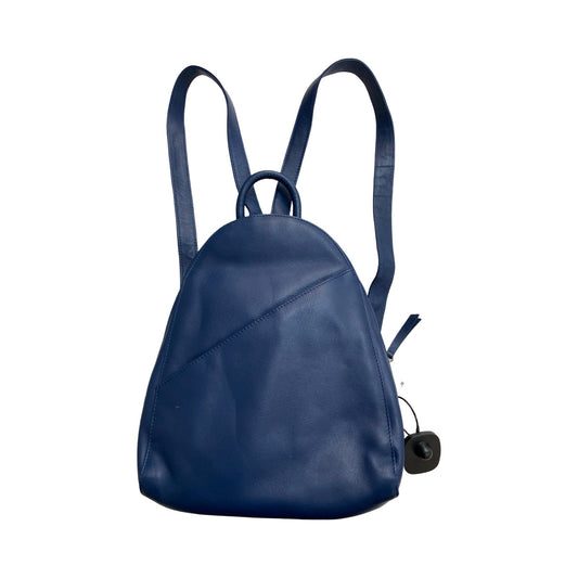 Backpack Leather By Cmc In Blue, Size:Medium