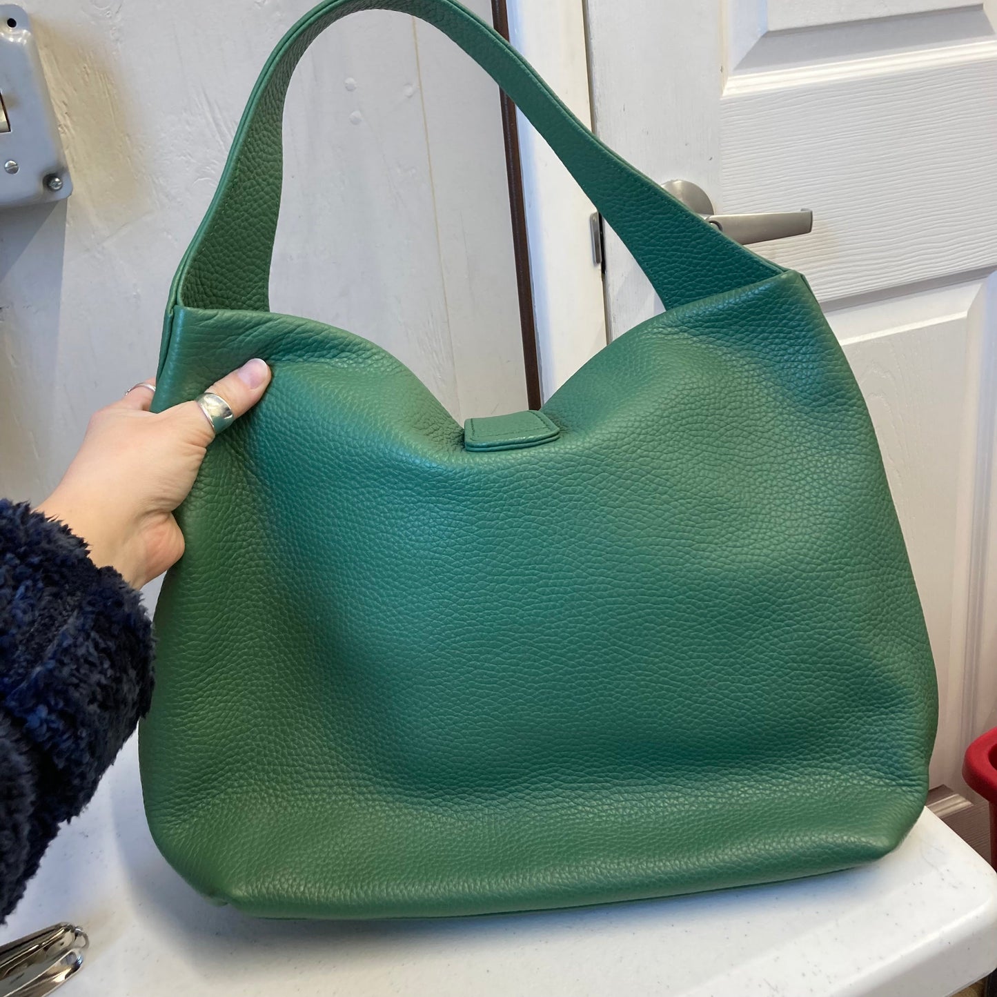 Handbag Designer By Dooney And Bourke In Green, Size:Large