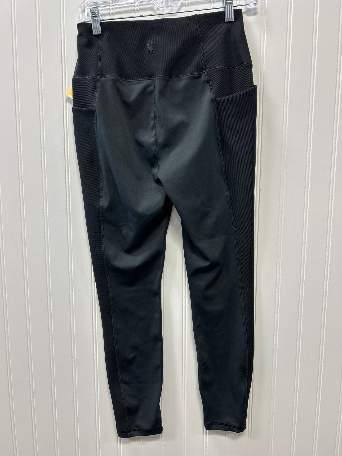 Athletic Leggings By Spyder In Black, Size:S