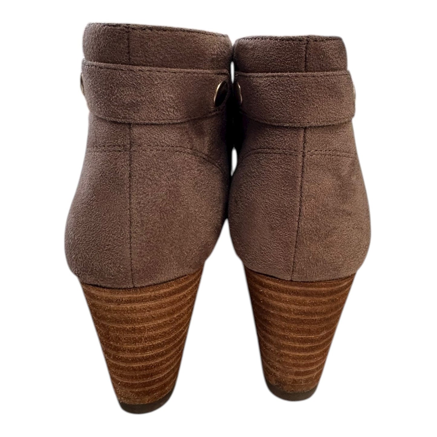 Boots Ankle Heels By Dr Scholls In Brown, Size:9.5