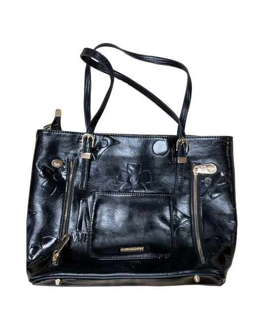 Handbag By Montana West In Black, Size:Large