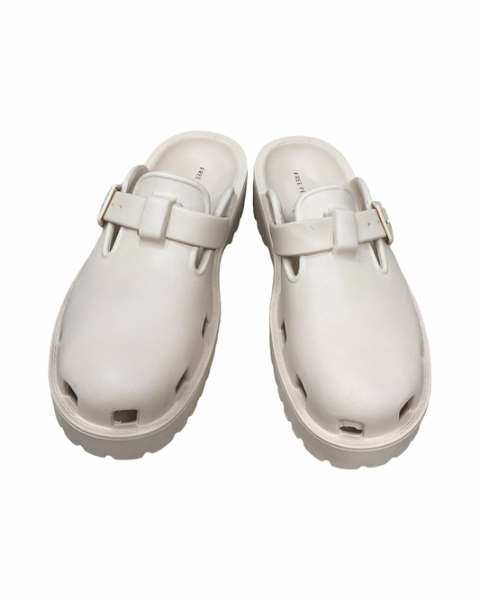 Sandals Heels Platform By Free People In Beige, Size:9