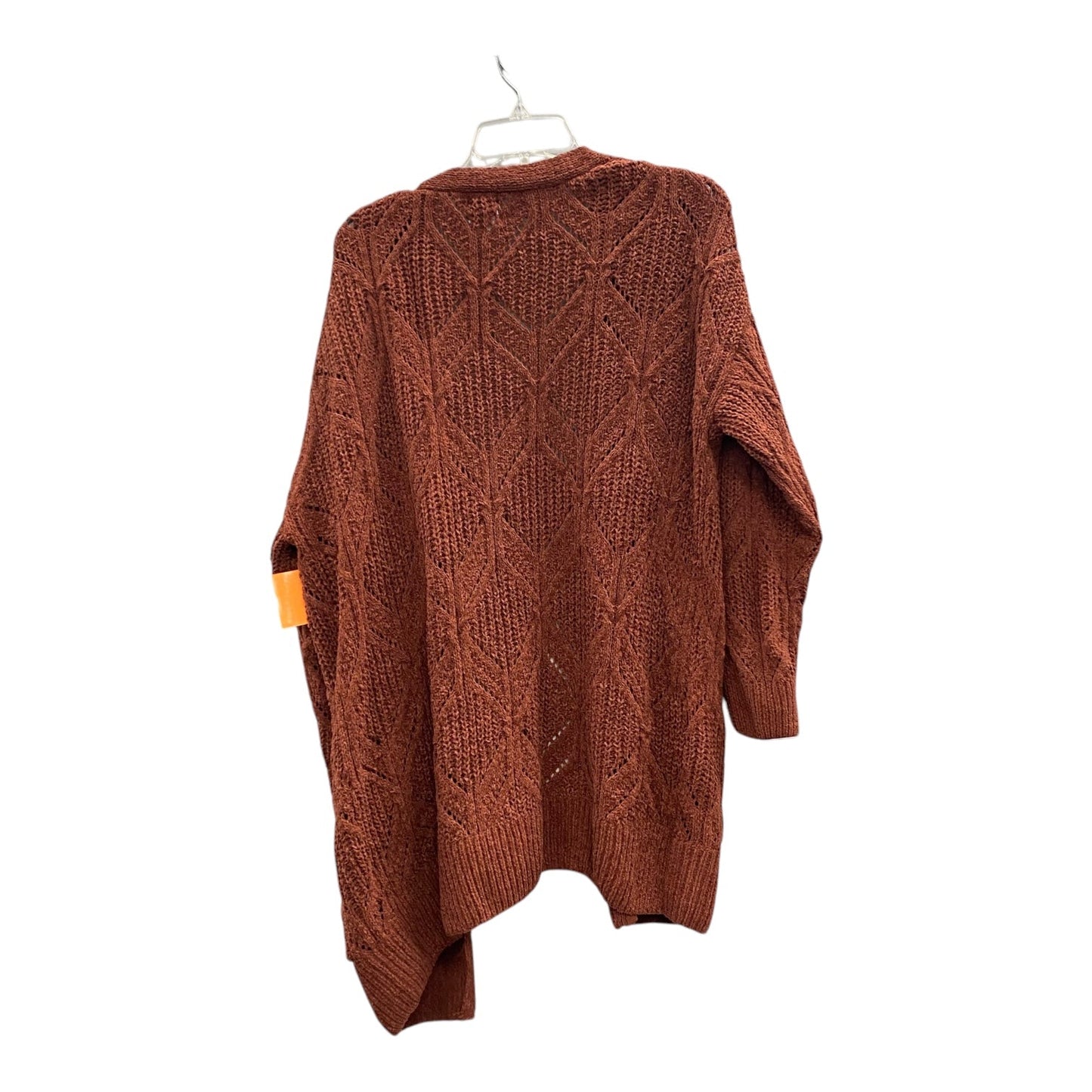 Sweater Cardigan By Hippie Rose In Brown, Size:Xl