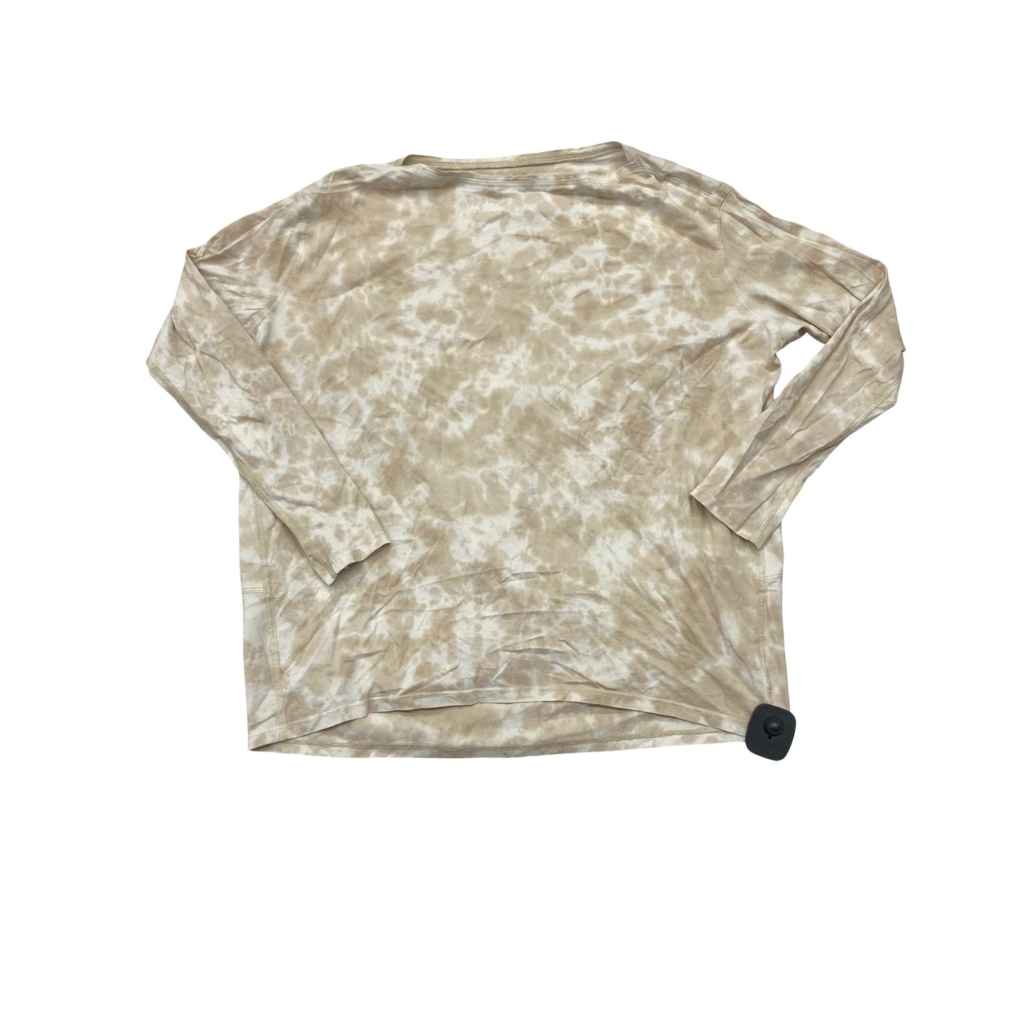 Athletic Top Ls Crewneck By Lululemon In Tie Dye Print, Size:S