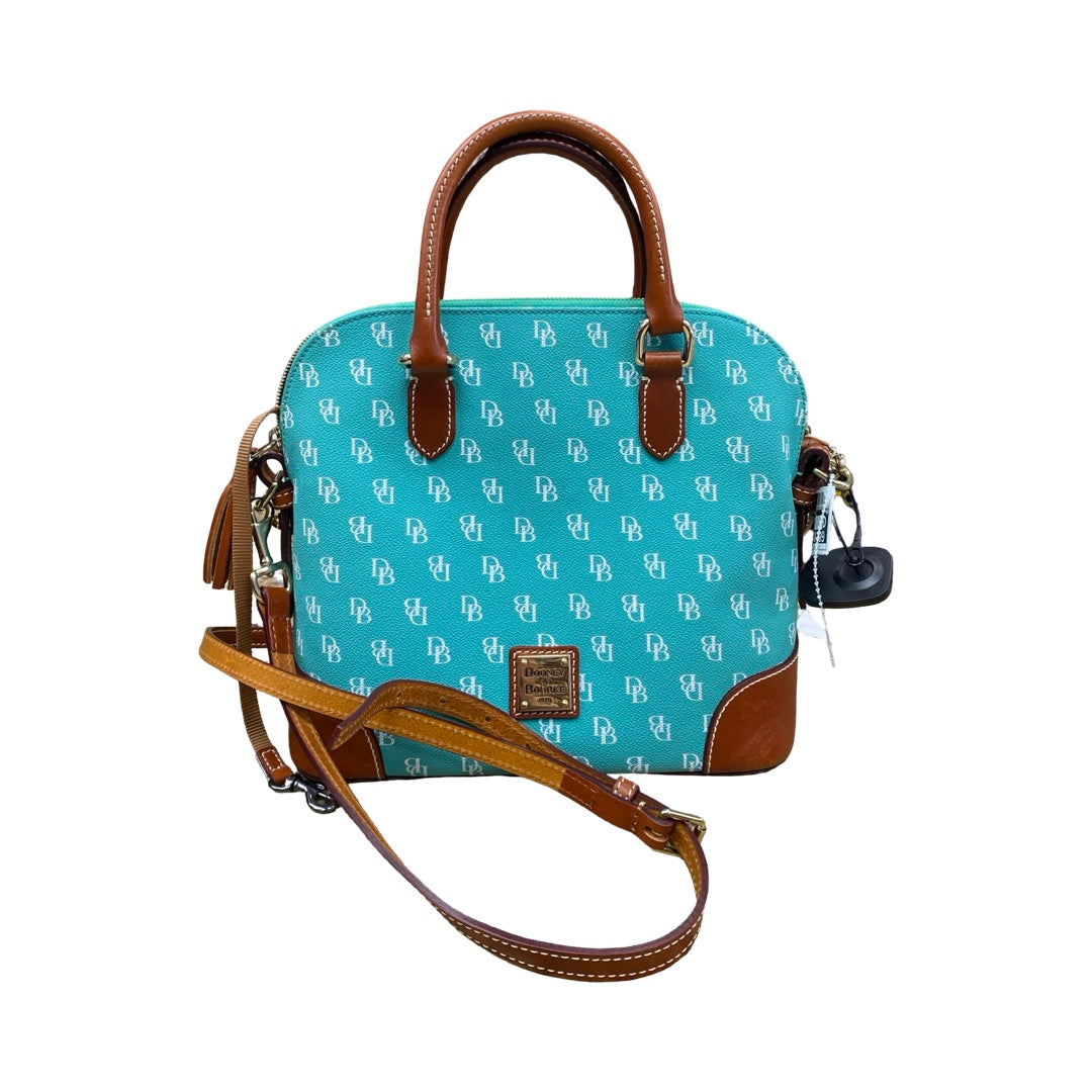 Handbag Designer By Dooney And Bourke In Green, Size:Medium