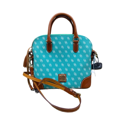 Handbag Designer By Dooney And Bourke In Green, Size:Medium