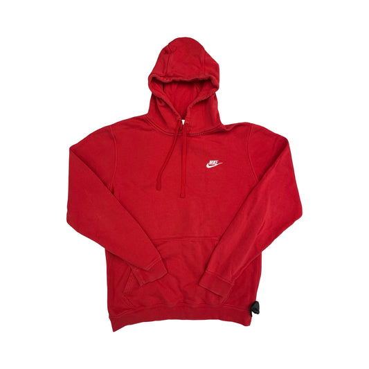Athletic Sweatshirt Hoodie By Nike In Red, Size:M