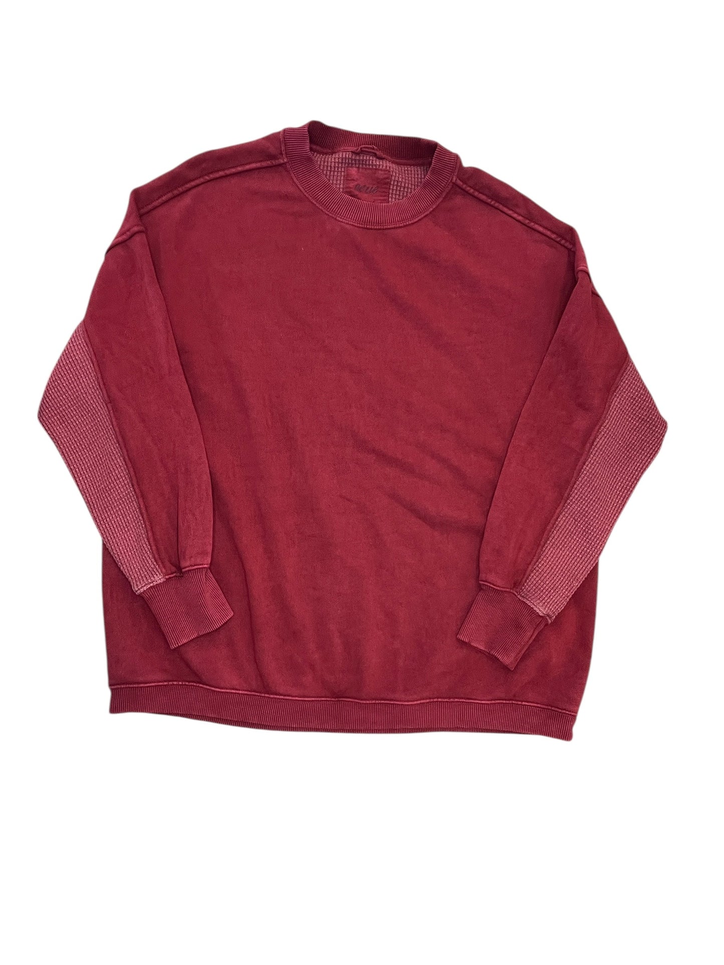 Sweatshirt Crewneck By Aerie In Maroon, Size:S