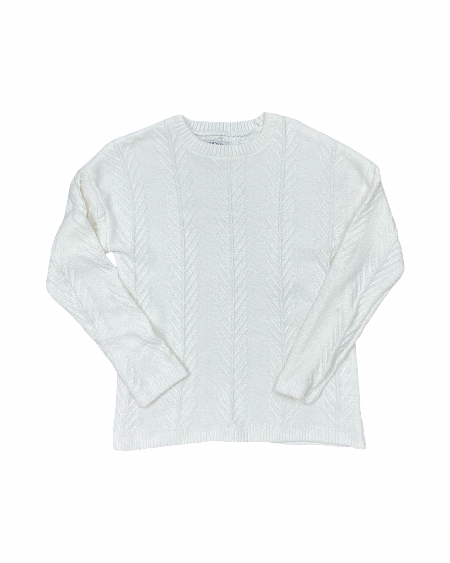 Sweater By Orvis In White, Size:S